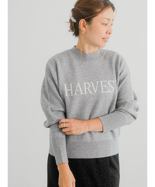 Lugnoncure(ルノンキュール)の「ジャカード編みロゴニット(ニット/セーター・レディース・オフホワイト/グレー/キャメル・F)」の14枚目の写真