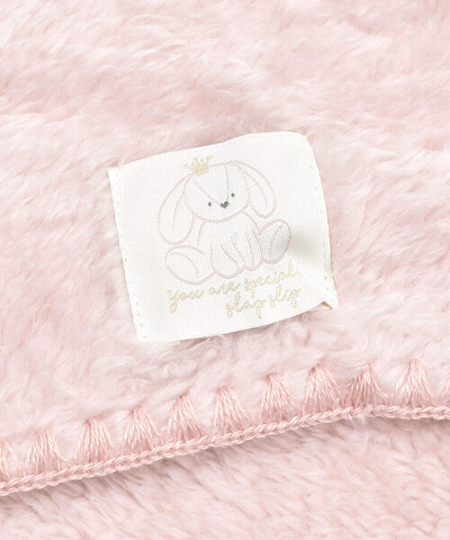 SLAP SLIP BABY（スラップスリップベビー）の「【お揃い】恐竜お花刺しゅう総柄おくるみベビー（おくるみ・キッズ・ピンク系その他/ホワイト系その他2・FREE）」の5枚目の写真