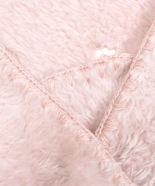 SLAP SLIP BABY（スラップスリップベビー）の「【お揃い】恐竜お花刺しゅう総柄おくるみベビー（おくるみ・キッズ・ピンク系その他/ホワイト系その他2・FREE）」の3枚目の写真