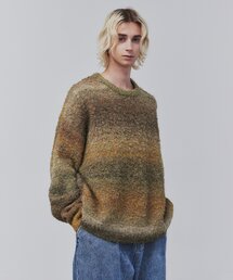 tk.TAKEO KIKUCHI | グラデーションブークレニット(ニット/セーター)