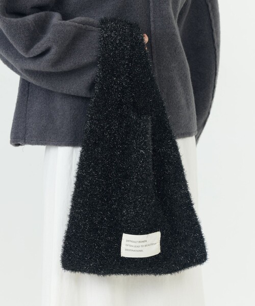 FREAK'S STORE（フリークスストア）の「限定展開　ラメニット トートバッグ（トートバッグ・レディース・ピンク/ブラック/オフホワイト/ブルー・ONE SIZE）」の9枚目の写真