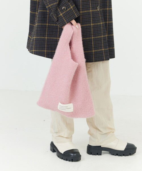 FREAK'S STORE（フリークスストア）の「限定展開　ラメニット トートバッグ（トートバッグ・レディース・ピンク/ブラック/オフホワイト/ブルー・ONE SIZE）」の12枚目の写真