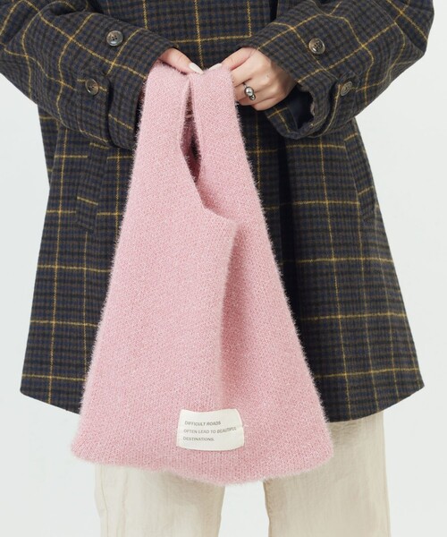 FREAK'S STORE（フリークスストア）の「限定展開　ラメニット トートバッグ（トートバッグ・レディース・ピンク/ブラック/オフホワイト/ブルー・ONE SIZE）」の13枚目の写真