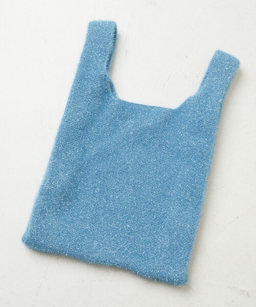 FREAK'S STORE（フリークスストア）の「限定展開　ラメニット トートバッグ（トートバッグ・レディース・ピンク/ブラック/オフホワイト/ブルー・ONE SIZE）」の15枚目の写真