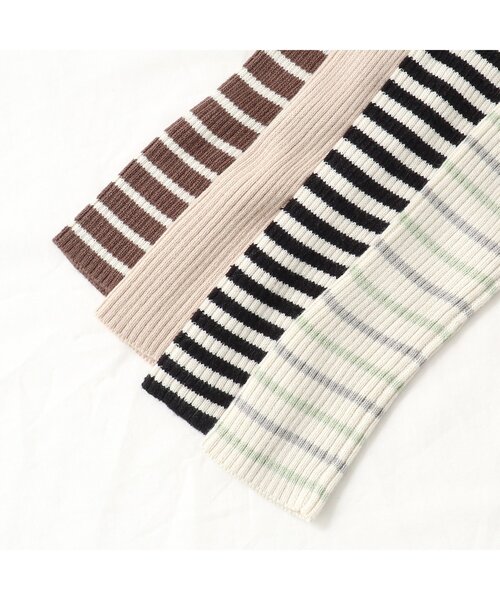 apres les cours（アプレレクール）の「あったかリブニットレギンス/7days Style pant（レギンス/スパッツ・キッズ・ブラック/ブラウン/アイボリー/ベージュ・120/90/80/130/110/100）」の6枚目の写真