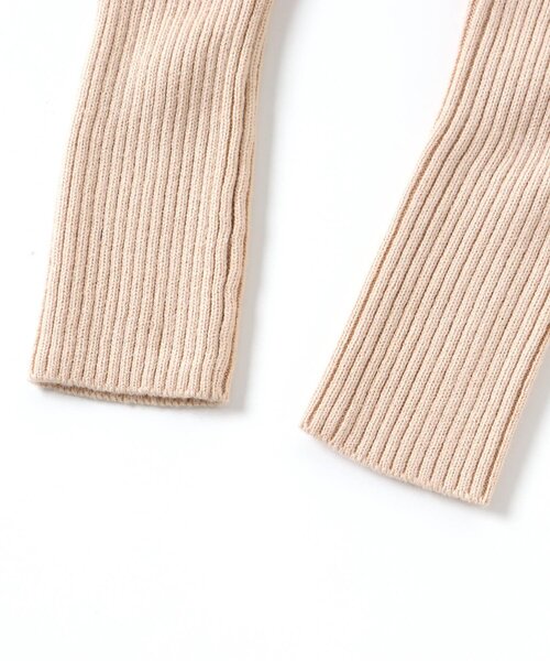 apres les cours（アプレレクール）の「あったかリブニットレギンス/7days Style pant（レギンス/スパッツ・キッズ・ブラック/ブラウン/アイボリー/ベージュ・120/90/80/130/110/100）」の13枚目の写真