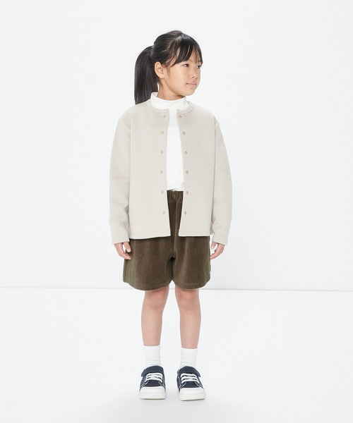 無印良品(ムジルシリョウヒン)の「ジャージーコーデュロイキュロット(キッズ)(その他パンツ・キッズ・スモークピンク/チャコールグレー/ダークブラウン系・140/130/120/110/150)」の15枚目の写真