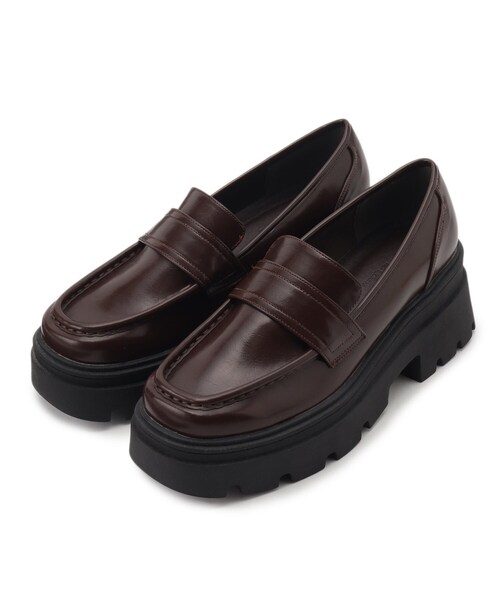 ESPERANZA（エスペランサ）の「厚底ローファー【ESPERANZA_blanca】（ローファー・レディース・ダークブラウン/ブラック・L/M/S/LL）」の5枚目の写真