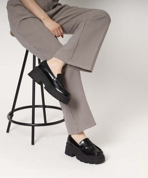 ESPERANZA（エスペランサ）の「厚底ローファー【ESPERANZA_blanca】（ローファー・レディース・ダークブラウン/ブラック・L/M/S/LL）」の14枚目の写真