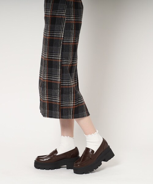 ESPERANZA（エスペランサ）の「厚底ローファー【ESPERANZA_blanca】（ローファー・レディース・ダークブラウン/ブラック・L/M/S/LL）」の17枚目の写真