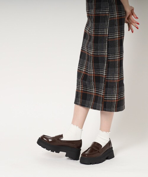 ESPERANZA（エスペランサ）の「厚底ローファー【ESPERANZA_blanca】（ローファー・レディース・ダークブラウン/ブラック・L/M/S/LL）」の18枚目の写真