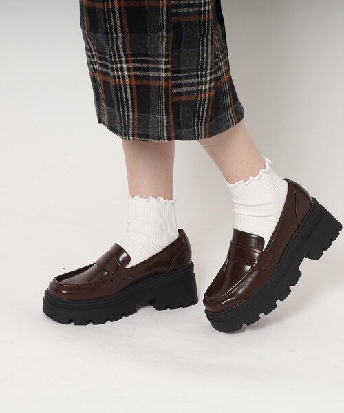 ESPERANZA（エスペランサ）の「厚底ローファー【ESPERANZA_blanca】（ローファー・レディース・ダークブラウン/ブラック・L/M/S/LL）」の20枚目の写真