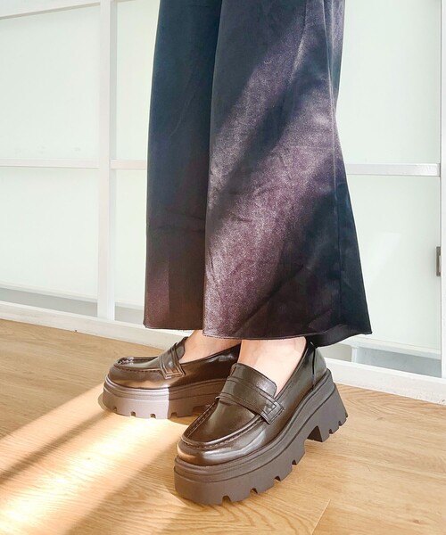 ESPERANZA（エスペランサ）の「厚底ローファー【ESPERANZA_blanca】（ローファー・レディース・ダークブラウン/ブラック・L/M/S/LL）」の22枚目の写真