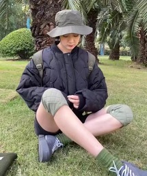 SETUP7 | 【SETUP7】ミリタリーライク中綿ブルゾン ジャケット US LEVEL7 KNF037(ミリタリージャケット)