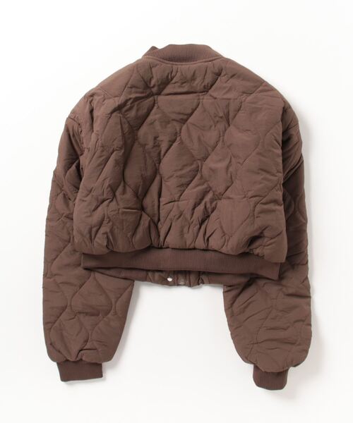 SETUP7（セットアップセブン）の「【SETUP7】ミリタリーライク中綿ブルゾン ジャケット US LEVEL7 KNF037（ミリタリージャケット・レディース・ホワイト/カーキ/ブラック・FREE）」の10枚目の写真