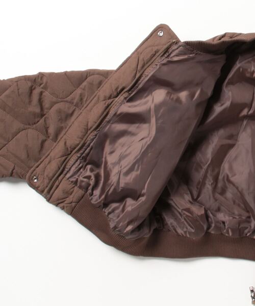 SETUP7（セットアップセブン）の「【SETUP7】ミリタリーライク中綿ブルゾン ジャケット US LEVEL7 KNF037（ミリタリージャケット・レディース・ホワイト/カーキ/ブラック・FREE）」の11枚目の写真