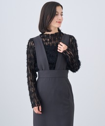 ANAYI | ウールツイルサロペット スカート(サロペット/オーバーオール)