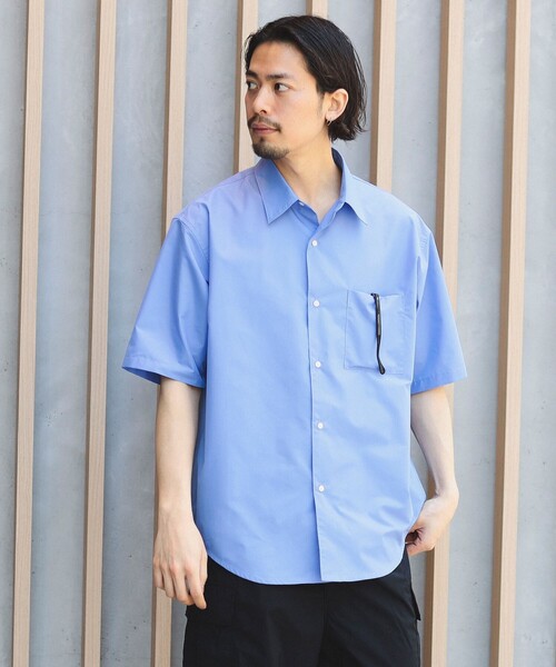 B:MING by BEAMS(ビーミングバイビームス)の「B:MING by BEAMS / ブロード レギュラーカラー ショートスリーブ シャツ(シャツ/ブラウス・メンズ・ブルー/サックスブルー・SMALL/MEDIUM/X-LARGE/LARGE)」の12枚目の写真