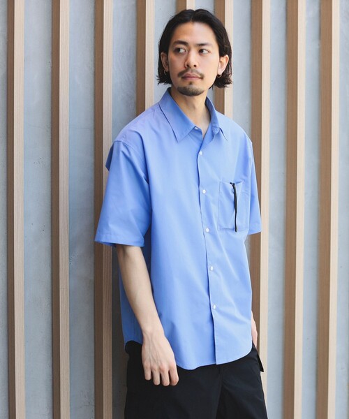 B:MING by BEAMS(ビーミングバイビームス)の「B:MING by BEAMS / ブロード レギュラーカラー ショートスリーブ シャツ(シャツ/ブラウス・メンズ・ブルー/サックスブルー・SMALL/MEDIUM/X-LARGE/LARGE)」の13枚目の写真