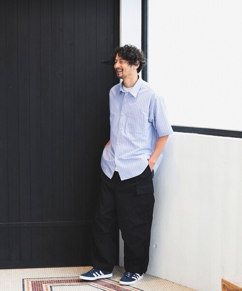 B:MING by BEAMS(ビーミングバイビームス)の「B:MING by BEAMS / ブロード レギュラーカラー ショートスリーブ シャツ(シャツ/ブラウス・メンズ・ブルー/サックスブルー・SMALL/MEDIUM/X-LARGE/LARGE)」の14枚目の写真