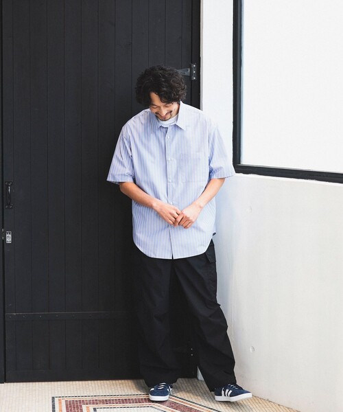 B:MING by BEAMS(ビーミングバイビームス)の「B:MING by BEAMS / ブロード レギュラーカラー ショートスリーブ シャツ(シャツ/ブラウス・メンズ・ブルー/サックスブルー・SMALL/MEDIUM/X-LARGE/LARGE)」の15枚目の写真