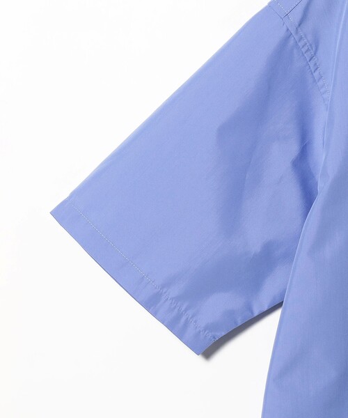 B:MING by BEAMS(ビーミングバイビームス)の「B:MING by BEAMS / ブロード レギュラーカラー ショートスリーブ シャツ(シャツ/ブラウス・メンズ・ブルー/サックスブルー・SMALL/MEDIUM/X-LARGE/LARGE)」の7枚目の写真