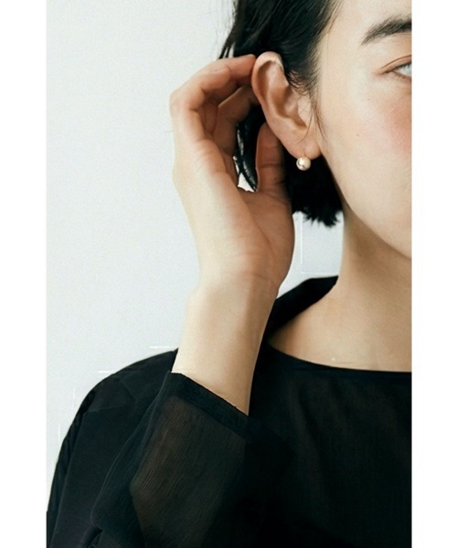 marjour（マージュール）の「[SURGICAL]PEARL PIERCE（ピアス（両耳用）・レディース・ゴールド・FREE）」の8枚目の写真