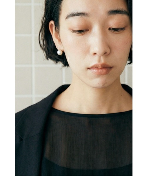 marjour（マージュール）の「[SURGICAL]PEARL PIERCE（ピアス（両耳用）・レディース・ゴールド・FREE）」の7枚目の写真