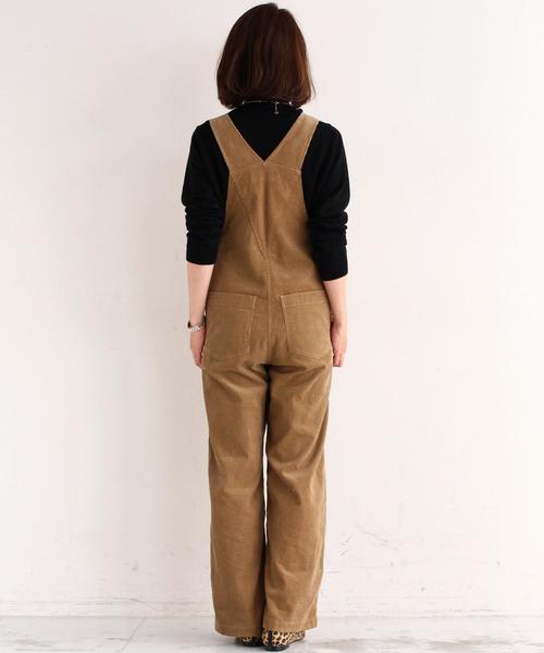 BEAUTY&YOUTH UNITED ARROWS（ビューティーアンドユースユナイテッドアローズ）の「BY ∵コーデュロイオーバーオール◆（サロペット/オーバーオール・レディース・ベージュ/ネイビー・SMALL/MEDIUM）」の4枚目の写真