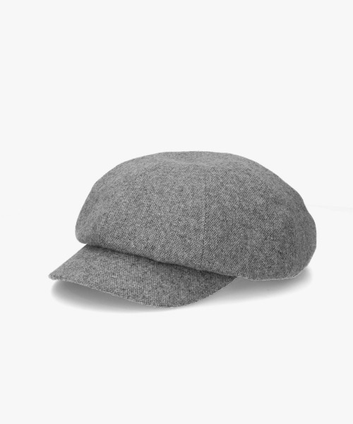 OVERRIDE(オーバーライド)の「OVERRIDE JP TWEED CASQUETTE(キャスケット・メンズ・グレー/ブラック/ネイビー・58cm/60cm)」の1枚目の写真
