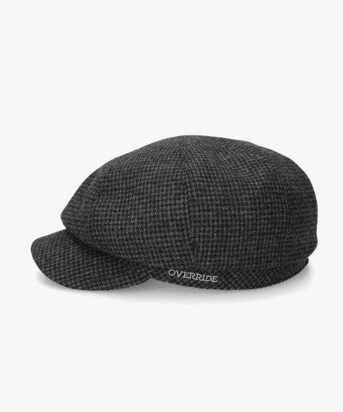 OVERRIDE(オーバーライド)の「OVERRIDE JP TWEED CASQUETTE(キャスケット・メンズ・グレー/ブラック/ネイビー・58cm/60cm)」の12枚目の写真