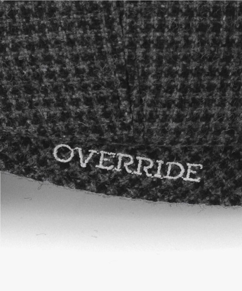 OVERRIDE(オーバーライド)の「OVERRIDE JP TWEED CASQUETTE(キャスケット・メンズ・グレー/ブラック/ネイビー・58cm/60cm)」の17枚目の写真