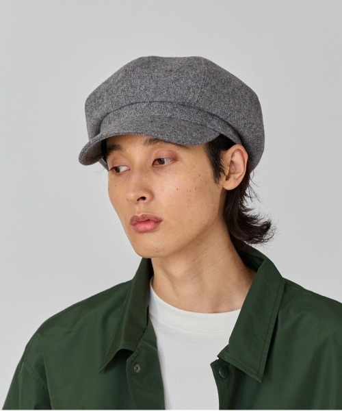 OVERRIDE(オーバーライド)の「OVERRIDE JP TWEED CASQUETTE(キャスケット・メンズ・グレー/ブラック/ネイビー・58cm/60cm)」の20枚目の写真