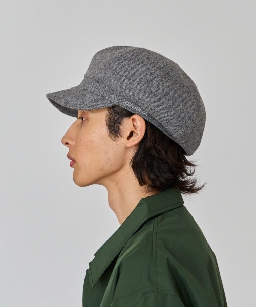 OVERRIDE(オーバーライド)の「OVERRIDE JP TWEED CASQUETTE(キャスケット・メンズ・グレー/ブラック/ネイビー・58cm/60cm)」の22枚目の写真