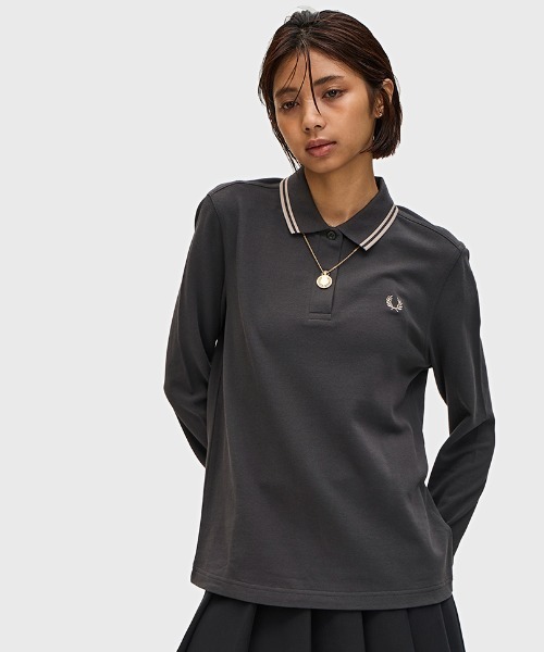 フェレットペリーペリーポロシャツ The Fred Perry Shirt - G3636／フレッドペリー長袖ポロシャツ