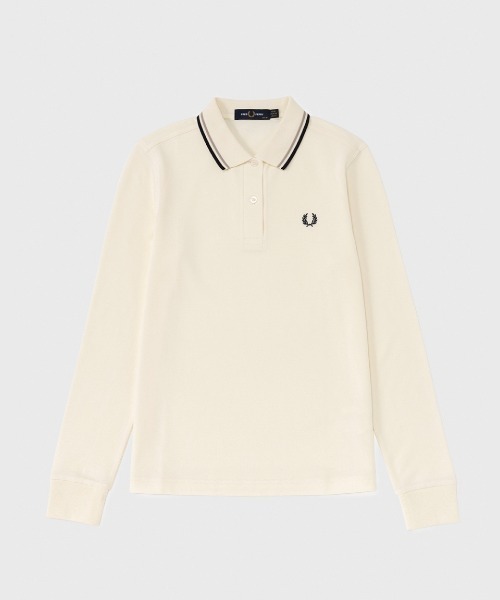 フレッドペリー G3636 長袖ポロシャツ ベージュ クリーム The Fred Perry Shirt - G3636／フレッドペリー長袖ポロシャツ