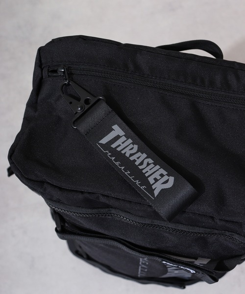 THRASHER(スラッシャー)の「THRASHER BOX RUCKSACK(バックパック/リュック・メンズ・ブラック/マルチ・FREE)」の5枚目の写真