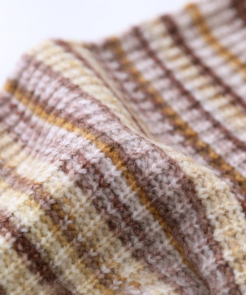n'OrLABEL（ノアールレーベル）の「【廃盤】『ミックスカラー袖切替ローゲージニット』（ニット/セーター・レディース・マスタード/チャコール/アイボリー・FREE）」の15枚目の写真
