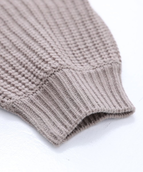 n'OrLABEL（ノアールレーベル）の「【廃盤】『ミックスカラー袖切替ローゲージニット』（ニット/セーター・レディース・マスタード/チャコール/アイボリー・FREE）」の22枚目の写真