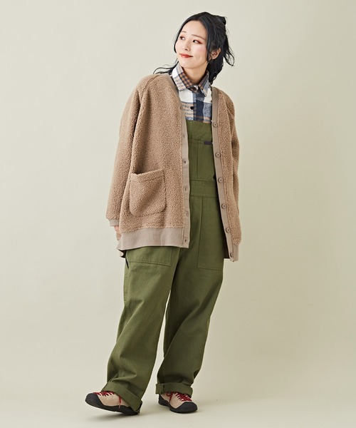 CUBE SUGAR（キューブシュガー）の「起毛チェックレギュラーシャツ（シャツ/ブラウス・レディース・ブラック/グリーン/ブルー/レッド・M）」の16枚目の写真