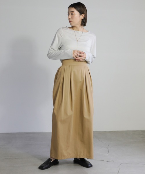 select MOCA(セレクトモカ)の「【ZOZO限定】ボリュームタックコクーンスカート(スカート・レディース・ベージュ/チャコール・MEDIUM/LARGE)」の8枚目の写真