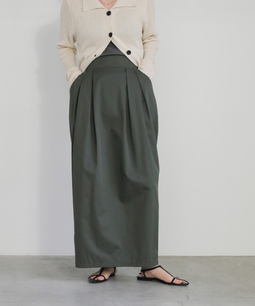 セール】【ZOZO限定】ボリュームタックコクーンスカート