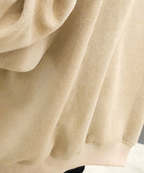 Miniministore（ミニミニストア）の「裏起毛 ロゴトレーナー レディース 韓国（スウェット・レディース・カーキ/ベージュ・2XL）」の11枚目の写真