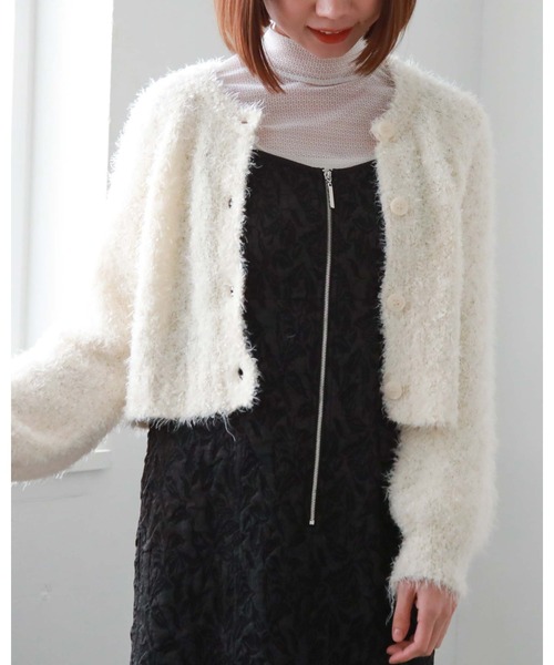 archives（アルシーヴ）の「FZIPフクレJQキャミワンピース（ワンピース・レディース・アイボリー/ブラック/グレイッシュベージュ・MEDIUM）」の21枚目の写真