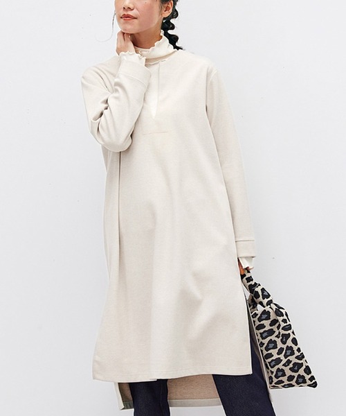 Roberto Cavalliフード付きシルク カフタンチュニック