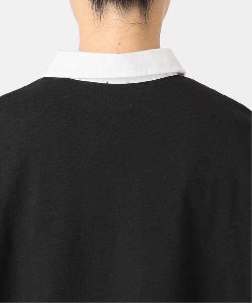 U by SPICK&SPAN（ユーバイスピックアンドスパン）の「≪追加≫オーバーサイズポロワンピース（ワンピース・レディース・ブラック/マルチ/ピンク・FREE）」の16枚目の写真