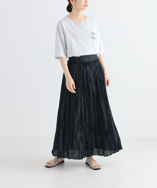 ranor ドットプリントスカート　XS ranor ドットプリントスカート XS ranor (ラナー) DOTS PLEATS