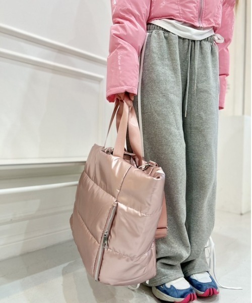 ipugo（イプゴ）の「ipugo/イプゴ エナメルダウントートバッグ（トートバッグ・レディース・ピンク/シルバー/ブラック・FREE）」の15枚目の写真