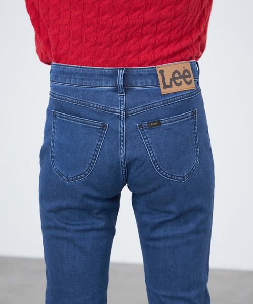 【セール】【暖】あったか裏起毛パンツ ストレッチデニム/ジェギンス すっきりスキニーパンツ（デニムパンツ）｜Lee（リー）