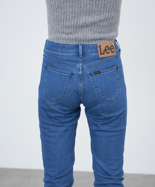 【セール】【暖】あったか裏起毛パンツ ストレッチデニム/ジェギンス すっきりスキニーパンツ（デニムパンツ）｜Lee（リー）